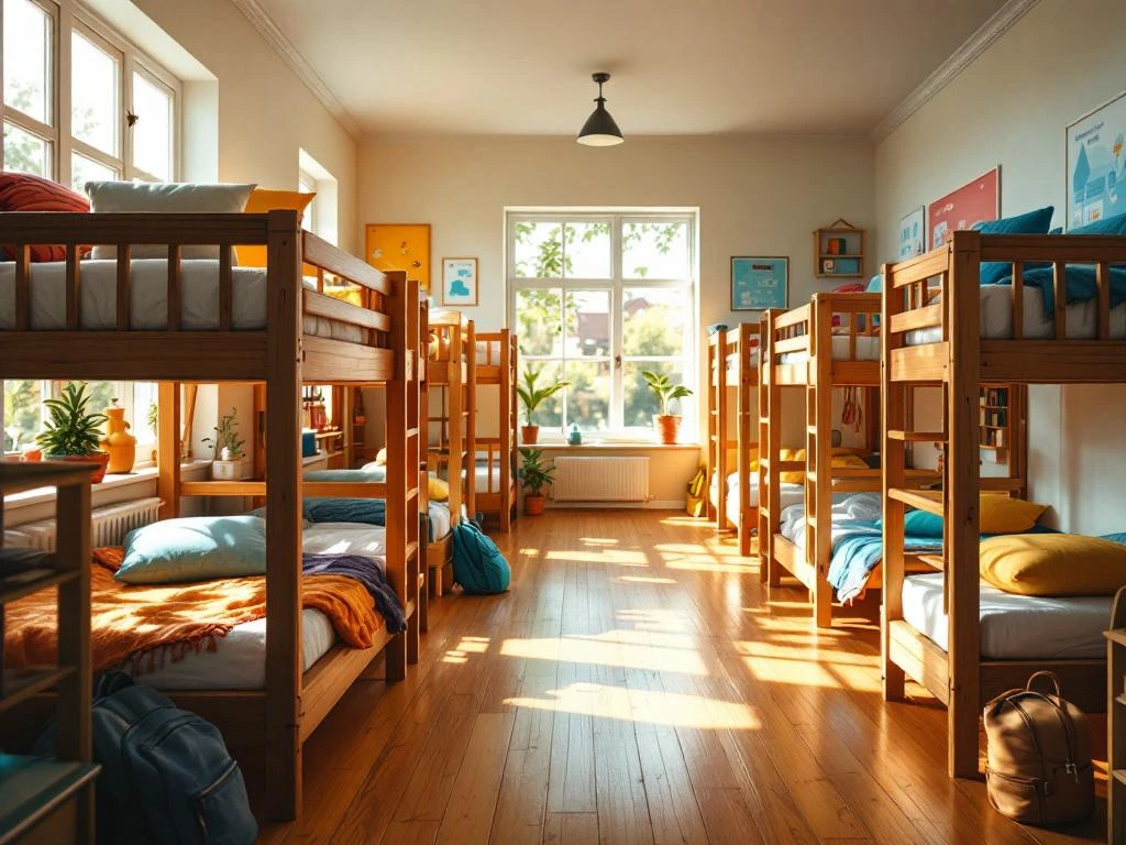 Hoeveel kinderen slapen er op één kamer op een taalkamp?