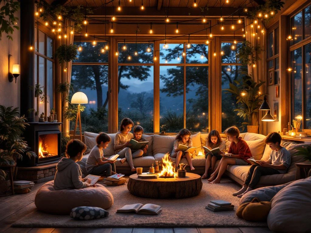 Wat doen kinderen ’s avonds op een taalkamp?