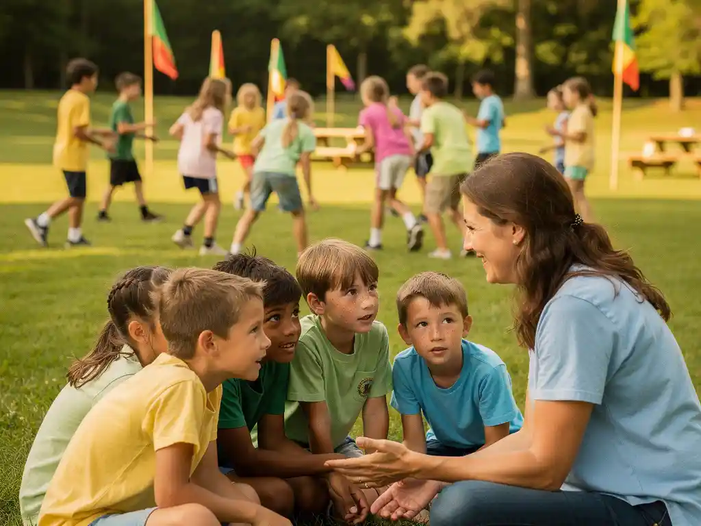 Quelle est la différence entre un petit et un grand camp de langue anglaise pour enfants ?